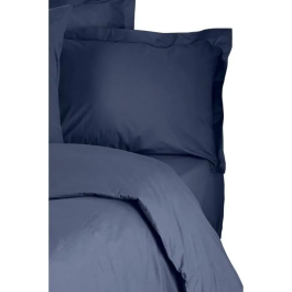 Juego de cama 220x240 cm + 2 fundas de almohada 60x60 cm 100% algodón reforzado Azul ASI8684282554158
