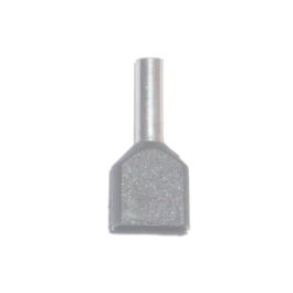 Puntera aislada 04,00 mm², doble, gris, 100 unidades Precio: 7.49999987. SKU: B1CZRYEMR7