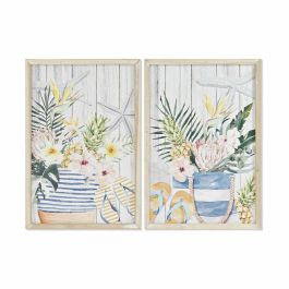 Cuadro Mediterraneo DKD Home Decor Azul 1.8 x 60 x 40 cm (2 Unidades) Precio: 23.78999997. SKU: B19R39WHKX