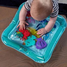 Baby Einstein Esterilla de agua Ocean Explorers Sensory Splash Water Mat para bebé, tiempo boca abajo o juegos sentado, 0-36 meses