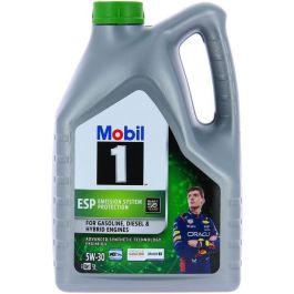 Contenedor de aceite de motor - MOBIL1 - 5W30 ESP - 5 L - 4 estaciones Contenedor de aceite de motor - MOBIL1 - 5W30 ESP - 5 L - 4 estaciones