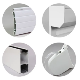 France Combi FRANCIA-COMBI Persiana enrollable manual de PVC con correa L 120 x H 155 cm