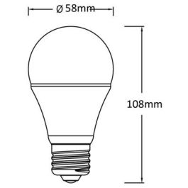 Panasonic-Panalight LDAHV11LH3E Lámpara LED Bulbo Frost E27 11,5W 3000K