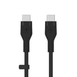 Belkin CAB009bt1MBW2PK Cable USB-C a USB-C Boost Charge de Silicona, 1m, Pack 2 Unidades (Blanco/Negro), Carga Rápida y USB PD