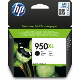 HP 950XL Cartucho de Tinta Original Negro Alto Rendimiento, Ideal para Pequeñas Empresas con Documentos Profesionales Nítidos y Duraderos Precio: 76.4999994. SKU: S8409899