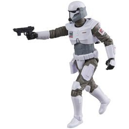 HASBRO Figura Imperial Armored Commando The Mandalorian The Black Series 15cm Articulada con Blásters y Mochila
