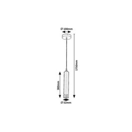 Lámpara Colgante RABALUX "Zircon" 1xGU10 IP20 [RAB-5076]