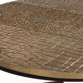 Giner y Colomer Mesa Nido Hierro y Aluminio Negro Bronce 45cm y 40x60x60cm