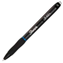 Sharpie Bolígrafo S-Gel Punta Media 0.7 mm, Tinta Gel Azul, Tecnología Antimanchas/Antisangrado, Agarre Cómodo (12 Unidades) (12 Unidades) Precio: 12.50000059. SKU: S8425215