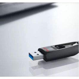 SanDisk Ultra 64GB USB 3.0 Flash Drive, 130MB/s, USB 3.2 Gen 1 Tipo A, Deslizar, Negro, con Protección por Contraseña