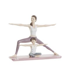 DKD Home Decor Figura Scandi Rosa Resina Mama Yoga 24x19.5x6.5 cm Precio: 13.00992. SKU: S3029834