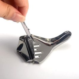 My Bar Exprimidor de Rodajas de Limón de Acero Inoxidable para Cócteles y Bebidas 16,1 cm (24 Unidades)