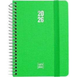 Agenda Anual (2026) Grafoplas Fancy Espiral Tapa Extradura Con Goma A6 150X120 S/V Verde Precio: 10.78999955. SKU: B1DTSCEHC7
