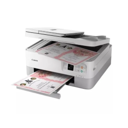 Canon PIXMA TS7451i Impresora Multifunción Color WiFi Blanca con 2 Cartuchos FINE Compatible con Pixma Print Plan
