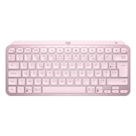 Teclado inalámbrico Logitech - MX Keys Mini - PINK - Compacto, Bluetooth, retroiluminado para MAC, iOS, Windows, Linux, Android