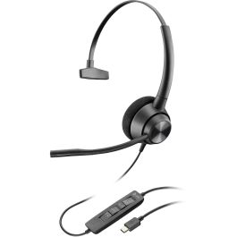 HP Poly Auriculares EncorePro 310 TAA Monaural USB-C para Llamadas/Música con Micrófono Omnidireccional Negro Precio: 79.49999959. SKU: B159RLY259