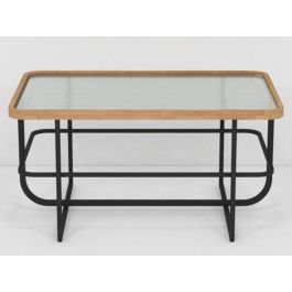 Mesa Centro Scandi DKD Home Decor Negro Natural 60 x 46 x 90 cm