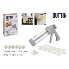 Pistola de Repostería Quttin con 16 Prensas y 6 Boquillas (12 Unidades) Precio: 104.49999956. SKU: B12EX293EC