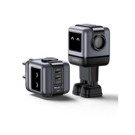 UGREEN 25685B Cargador Nexode RG 65W 3 Puertos GaN Carga Rápida Interior Gris