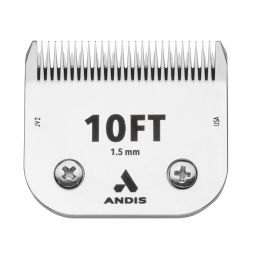 Andis Cuchilla de Recambio CeramicEdge® Cerámica Dientes Finos Size 10 para Máquina Cortapelo Profesional, Acabados Limpios y Suaves