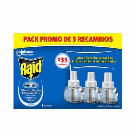 Raid Protección Antimosquitos x 3 recambios, Insecticida para el Hogar, 90 Noches de Protección Continua Precio: 7.79000057. SKU: B13HWW2BZP