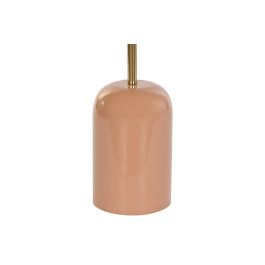 DKD Home Decor Mesita Auxiliar Urban Lila 40x56x40 cm de Hierro y Piel Desmontable con Asa
