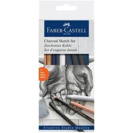 FABER-CASTELL Set de Dibujo Carbón, Caja de Papel, 7 Piezas Precio: 24.69000039. SKU: B15J7S6NDZ