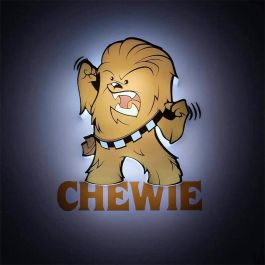 3D Light FX Lámpara 3D Mini LED Chewie Star Wars – Funciona con Pilas AAA