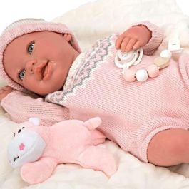 Muñecas Arias Muñeca Reborn Anais 45 cm con Manta y Peluche