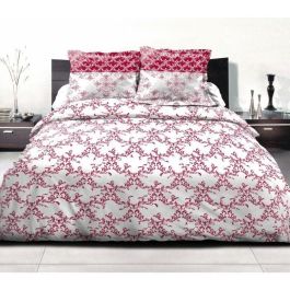 Juego nórdico 240x260 cm HOME LINGE PASSION FRISE: Funda nórdica + 2 fundas de almohada - 100% Algodón 57 hilos - Burdeos Precio: 40.88999948. SKU: B1GY7SJWZL