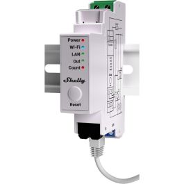 Shelly Pro EM 50A Relé WLAN LAN Medidor de Corriente con 2 Pinzas 50A Función de Medición BT Montaje DIN-Rail Precio: 99.89999943. SKU: B138KBTVC5