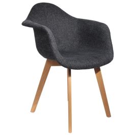 Silla Butaca Tela Gruesa Negra Home Deco Factory Precio: 94.50000054. SKU: B1K6WJVTBC