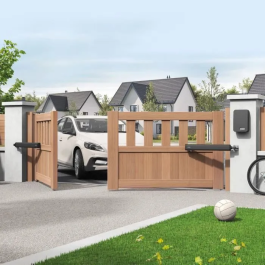 Avidsen Motorización para cancela batiente Teha 410 - 114173 Motor gato 300 kg y 3,5 m