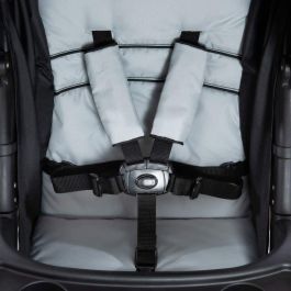 Hauck Silla de Paseo Shopper Neo II Caviar Plata - Plegado Compacto con una Mano, Reclinable, Gran Cesta, Desde el Nacimiento
