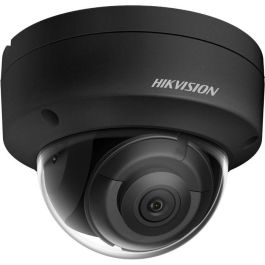 Hikvision Cámara IP Minidomo 4M AcuSense 2.8mm Antivandálico IR30 WDR H.265+ IK10 IP67 PoE con Audio y Alarma Negro