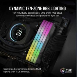 Corsair Memoria RAM Vengeance RGB DDR5 32GB (2x16GB) 5200MHz PC5200 CL40 CMG32GX5M2B5200Z40