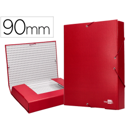Liderpapel Carpeta proyectos folio lomo 90mm cartón forrado roja 250 x 350 mm Precio: 8.68999978. SKU: B16FJEME3S