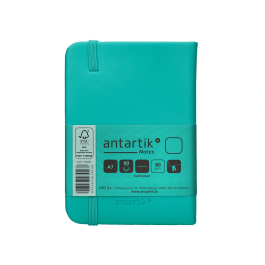 Antartik Antartik Notes Cuaderno Tapa Dura A7 Turquesa Hojas Lisas 80 Hojas 80 gr FSC