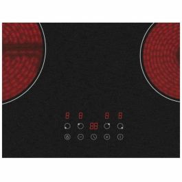 Oceanic OCEATV4Z60B2 Placa Vitrocerámica 4 Fuegos Negro