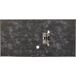 Liderpapel Archivador de Palanca A4 Classic Blue, Cartón Entrecolado, 80mm Lomo, Negro, Compresor Metálico