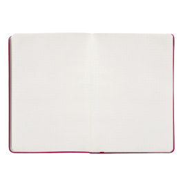 Antartik Cuaderno A5 con gomilla, tapa dura, hojas de puntos, 100 hojas, color burdeos, 80 gr FSC