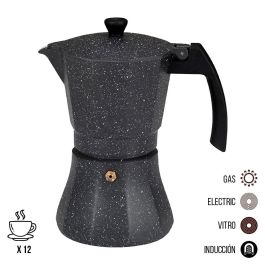 Gourmet Kitchen Cafetera de aluminio 12 tazas para gas, vitrocerámica, placa eléctrica e inducción Precio: 27.98999951. SKU: S7902340
