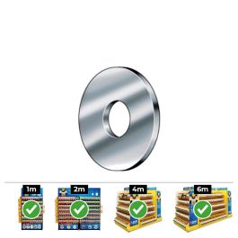 Celo Arandela Carrocero DIN 9021 Ø6mm Zincado Caja 500 Unidades Precio: 26.49999946. SKU: S7903073