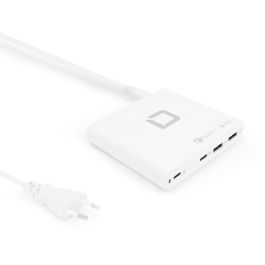 Dicota D31893 Universal Charger PRO 120W para Portátil, Smartphone, Tablet - 2 USB-A, 2 USB-C (QC 4+, PD 3.0) EU/UK