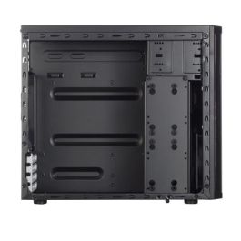 Fractal Design CORE 1100 Mini Tower PC Negro - FD-CA-CORE-1100-BL - Compatible con micro ATX/Mini-ITX, Ventilador 120mm