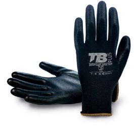 Tomas Bodero 500NG2P URETAN Guante Poliéster Negro Recubrimiento Poliuretano Palma Sin Costuras Galga 13 Destreza Nivel 5 Talla 6-10 Precio: 1.49999949. SKU: B1FWV3PEDY