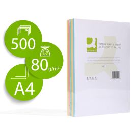 Papel Color Q-Connect Din A4 80 gr 5 Colores Surtidos Paquete De 500 Hojas Precio: 17.5000001. SKU: B13HSMFJKL