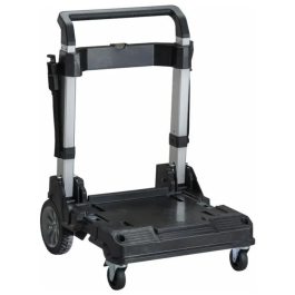 Stanley TSTAK FATMAX Carrito de Transporte con 4 Ruedas - Carga Máxima 100 kg - Aluminio