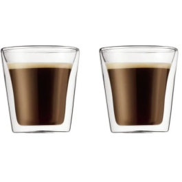Bodum BOD0727015575056 Juego de 2 Vasos Doble Pared 0.1 L Transparente Precio: 25.4999998. SKU: B1E4TY4CWE