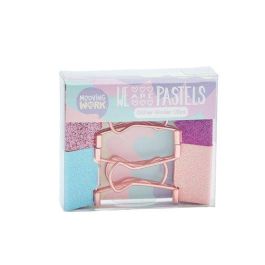 Pinza Pala Abatible Mooving Pastel Glitter Blister De 4 Col. Surtidos Precio: 5.50000055. SKU: B16HLENBKL
